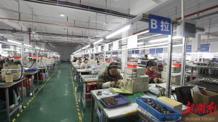 鹤城：企业复工复产忙 新春生产线“马”力强劲