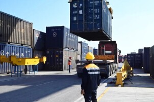 松阳湖铁路专用线喜迎“开门红”