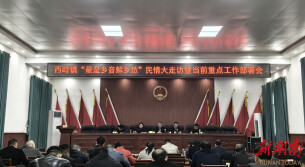 常宁市西岭镇召开民情大走访暨重点工作部署会