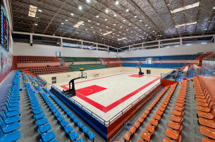 桑植贺龙体育馆翻修收尾 4月3日迎湘BA张家界主场首秀​