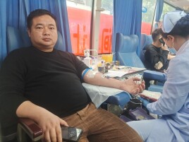 绥宁：多地开展无偿献血活动 120多名干群热血践初心