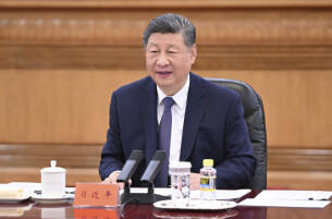 习近平总书记会见中国国民党主席郑丽文