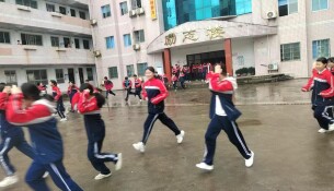 共守护 同成长——龙山县第一职业中学开展防震减灾科普宣传活动