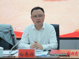 白再兴调研岳阳楼区人大工作