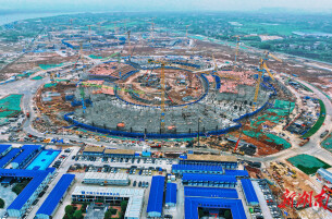 长沙奥体中心建设提速