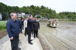 毛伟明在张家界检查春耕生产和防汛备汛