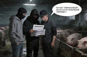 百张假证“洗白”千头生猪——湘潭检察守护餐桌安全，7人买卖假证获刑