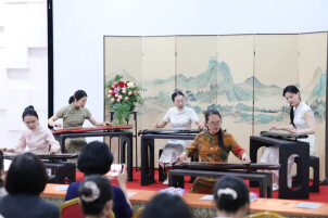 落花时节又逢君！长沙宝宁寺普庵琴社古琴雅集奏响禅韵清音
