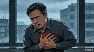 为何阴雨天胸闷高发？长沙58岁男子硬抗诱发急性心梗