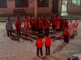 以“练”筑防，临“汛”不乱——邵东市堡面前乡成功举行2026年山洪地质灾害夜间应急避险演练