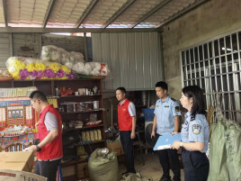 华容县鲇鱼须镇开展烟花爆竹排查整治行动