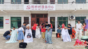 涟源市六亩塘街道：公益剪发暖人心