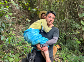 千人接力搜寻十三天 广东肇庆失联特殊男童深山获救
