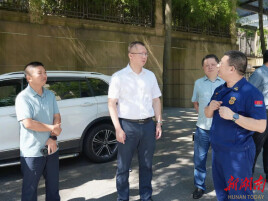 杨钦涵带队督导检查安全生产工作