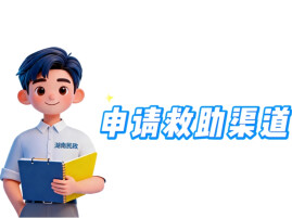 湖南申请救助有哪些渠道？