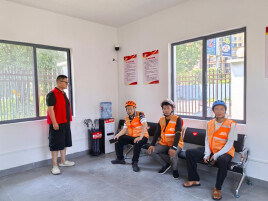 华容县章华镇北街社区：骑手有了“暖心小家”！北街社区爱心驿站温情启幕