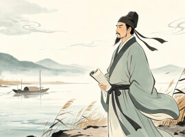 杜甫涕尽湘江岸