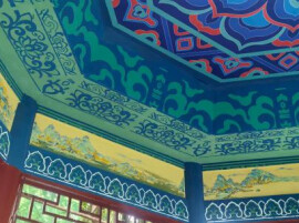 师生复原《营造法式》千年纹样，校园古建彩绘亭廊变身“会说话”的美育课堂