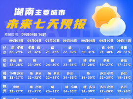 株洲发布山洪灾害气象风险红色预警！好消息，阳光即将回归
