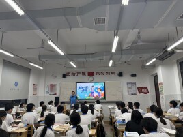 南华大学“核星探宇”宣讲团走进中学 开展核科普主题宣讲活动