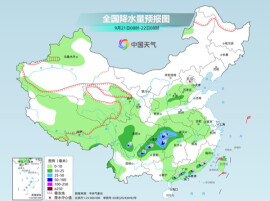 湖北、重庆等地部分地区将有暴雨 这些地方需注意防范