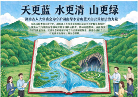 湖南省人大常委会为守护绿水青山蓝天白云贡献法治力量