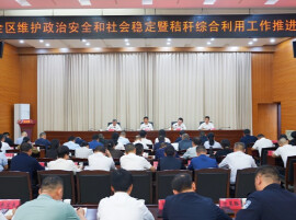 云溪区维护政治安全和社会稳定暨秸秆综合利用工作推进会召开