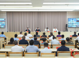 省第四生态环境保护督察组督察邵阳市情况反馈会召开
