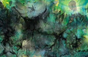 遨游于幻境与现实间，归返内心——评邱松岚的 “大荒行旅”系列创作