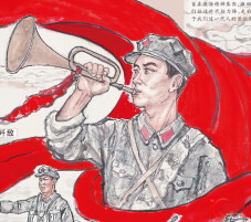 一卷丹青忆长征 红色潇湘入画来  ——湖南日报首次推出竖通版水墨连环画长卷，再现红军长征湖南篇章