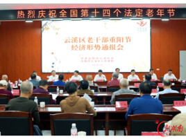 云溪区举行庆祝第十四个法定“老年节”活动