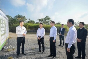  阚保勇调研重点项目建设工作