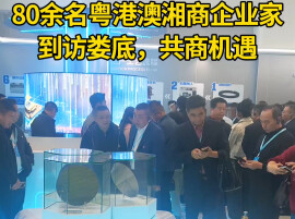 视频|“迎老乡，回故乡，建家乡！”80余名粤港澳湘商企业家到访娄底，共商机遇