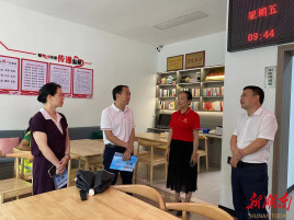 湘西州委两新工委调研泸溪新就业群体“红色之家”建设工作