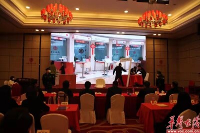 中国银行湘潭分行开展防爆防抢情景剧演练