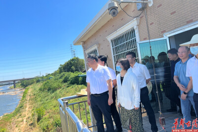 邹特到宁乡水文站调研沩水河生态基流保障工作