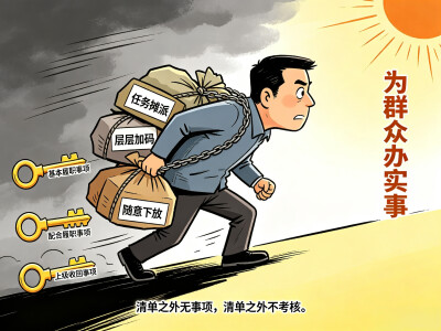 华声漫评：“三张清单”给基层“松绑”
