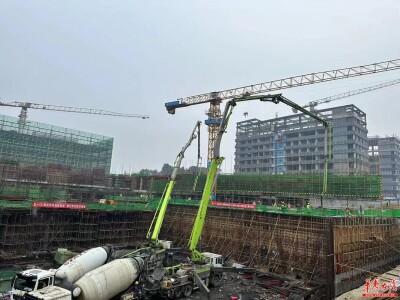 岳阳首例！五矿二十三冶在这个项目运用创新浇筑技术