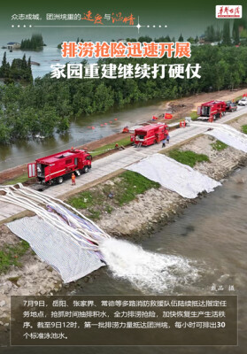 【海报】众志成城，团洲垸里的速度与温情