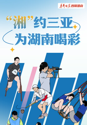 【手绘长图】“湘”约三亚 为湖南喝彩①