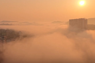 视频丨永兴：便江晨雾笼碧水 暖阳斜映入画来
