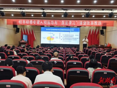 北湖实验学校：开展校本研修暨“深度学习”课堂改革专题培训