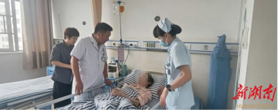 癌症患者突发大出血，益阳医专附属医院用一根细管“堵”住死神