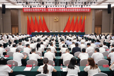 岳阳楼区“两优一先”表彰大会召开