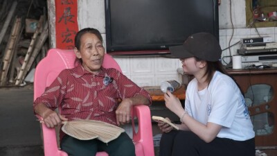 三下乡｜湖工学子手绘30米长卷 赋能永州市宁远县龙坪村乡村建设