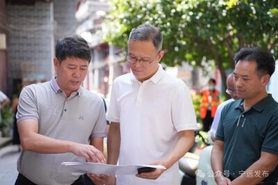 宁远：毛政调研“一江两岸”项目建设工作