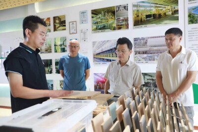永州市政协领导赴新田县开展竹木加工产业专题调研