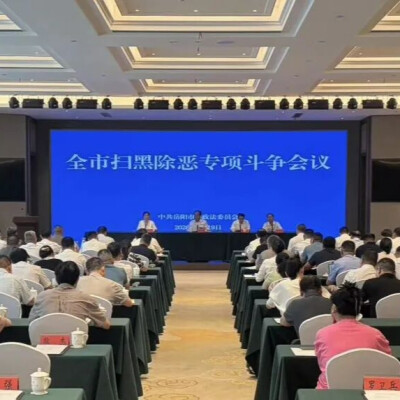 岳阳市扫黑除恶专项斗争会议召开