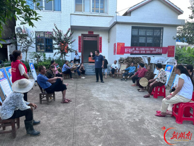 澧县码头铺镇：党旗引领方向 屋场凝聚民心
