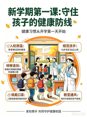 湖南疾控发布秋季开学季传染病防控提示
